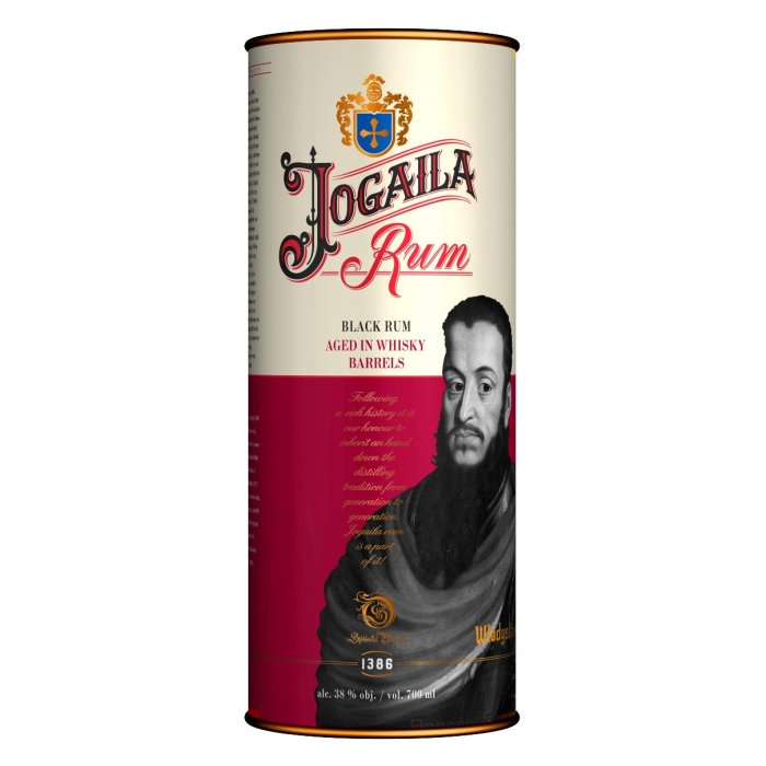 Rum Jogaila Black 38% 0,7L darčekové balenie