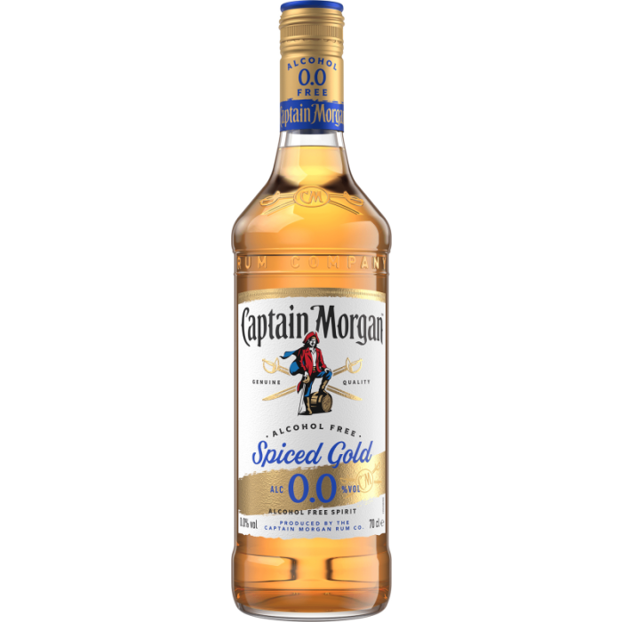Rum Captain Morgan Spiced Gold Zero 0,7L