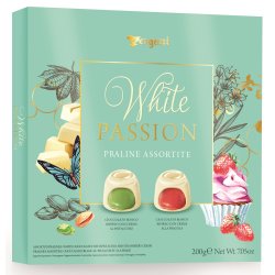 Bonboniéra Vergani White Passion Praline 200g