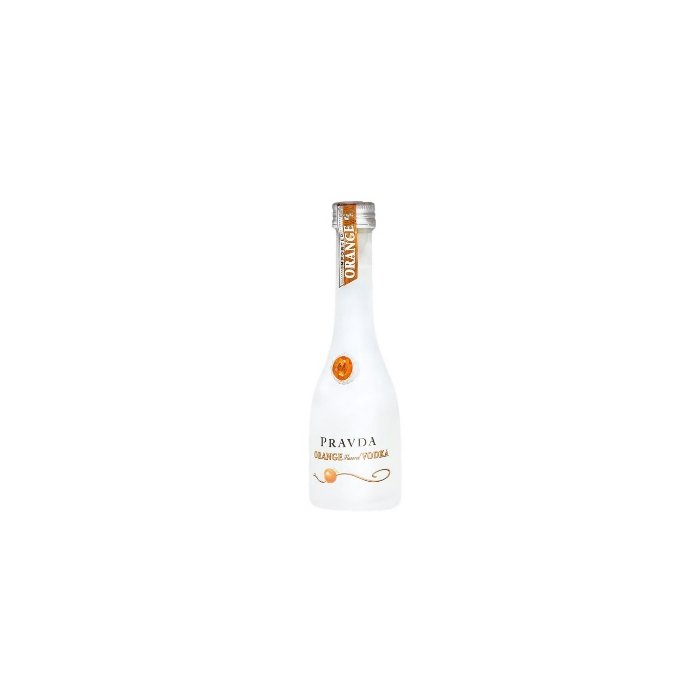 Vodka Pravda Orange miniatúrka 37,5% 0,05L