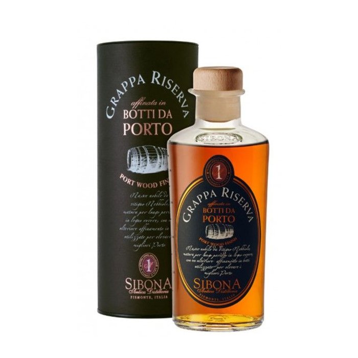 Sibona Grappa Riserva Porto 44% 0,5L