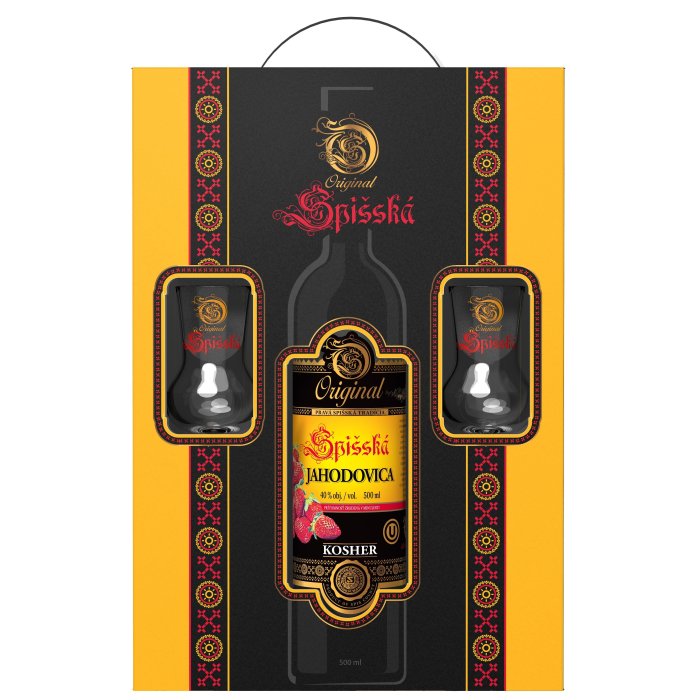 Spišská Jahodovica + 2 poháre 40% 0,5L