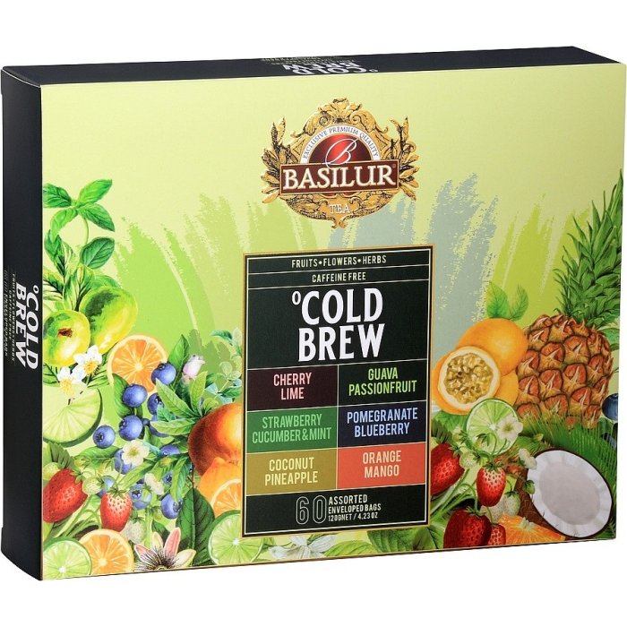 Čaj Basilur Cold Brew Assorted Bags 60x2g