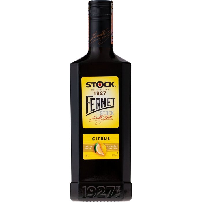 Fernet Stock Citrus 27% 0,5L