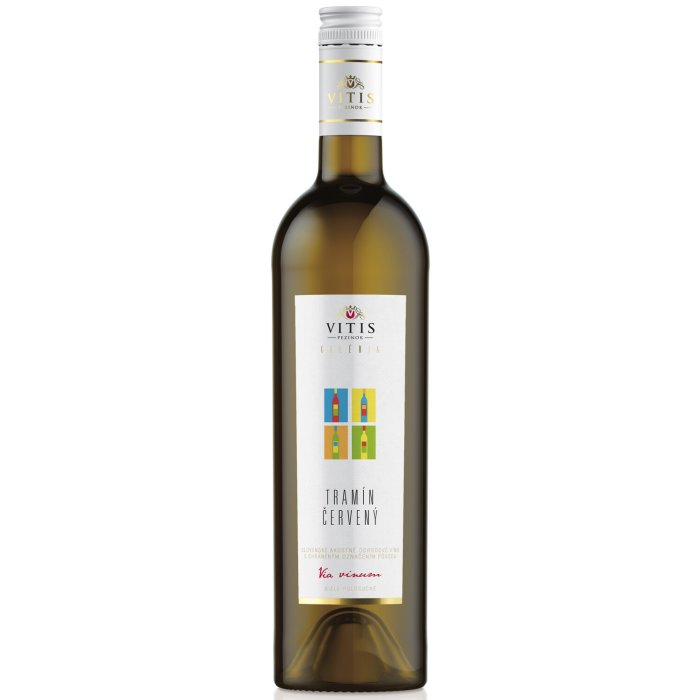 Víno Vitis Tramín červený biele polosuché 0,75L