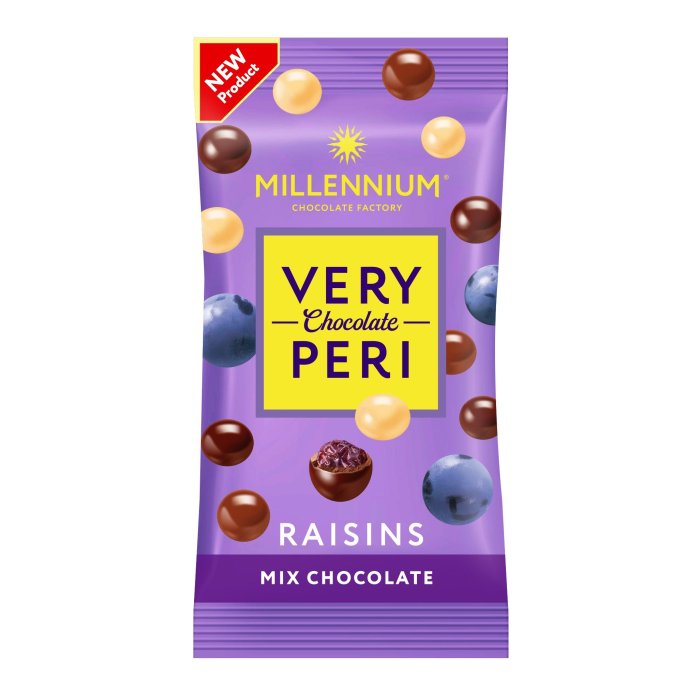 Hrozienka v čokoláde Millennium Peri Raisins Mix Chocolate 45 g