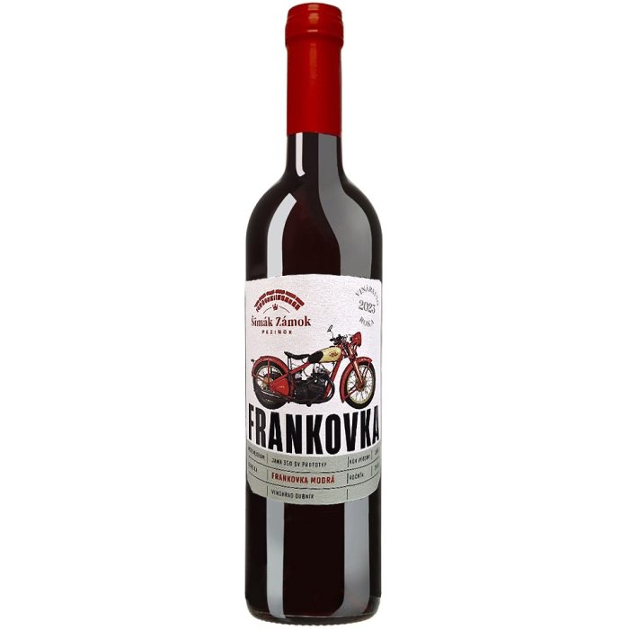 Víno Šimák Zámok Frankovka Modrá 0,75L červené suché