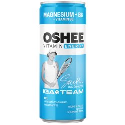 Oshee Vitamin Energy Magnesium + B6 + B5 Iga Team 0,25L