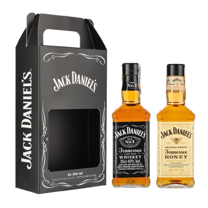 Whisky Jack Daniel's  40% 0,35L + Jack Daniel's Honey 35% 0,35L