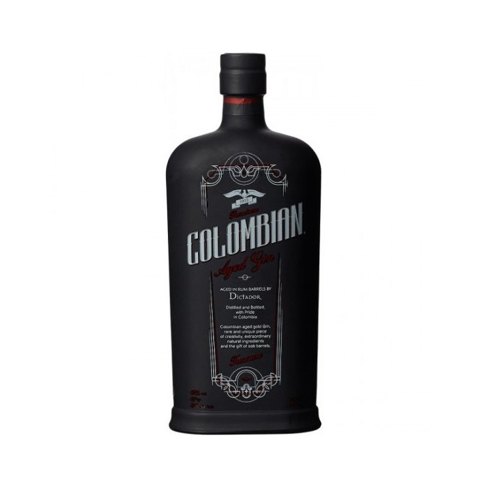 Gin Dictador Colombian Black 43% 0,7L