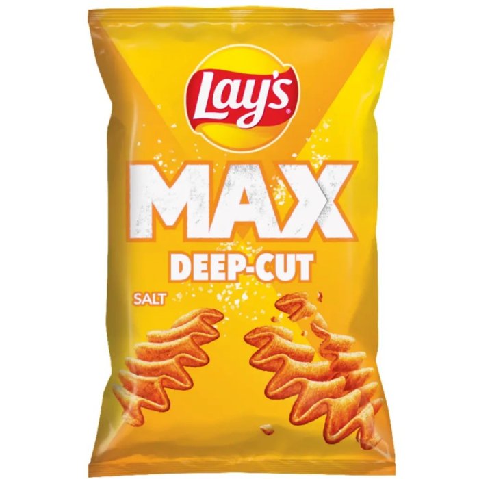 Lay’s MAX Deep-Cut Salt zemiakové lupienky 55g