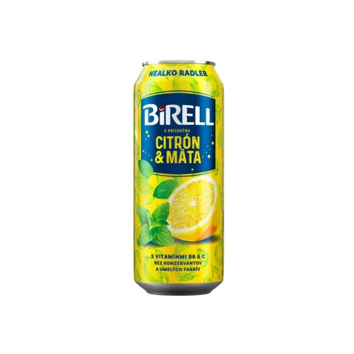 Birell Citrón & Mäta 0,5L