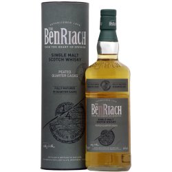Whisky BenRiach Peated Quarter Cask v tube 46% 0,7L