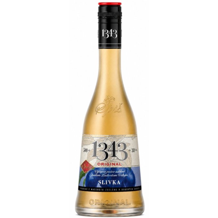 Spiš Originál 1343 Slivka 38% 0,5L