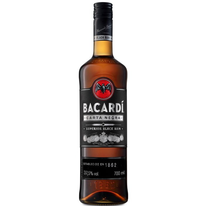 Bacardi Carta Negra 37,5% 0,7L