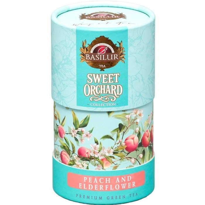 Čaj Basilur Sweet Orchard Peach & Elderflower 75g