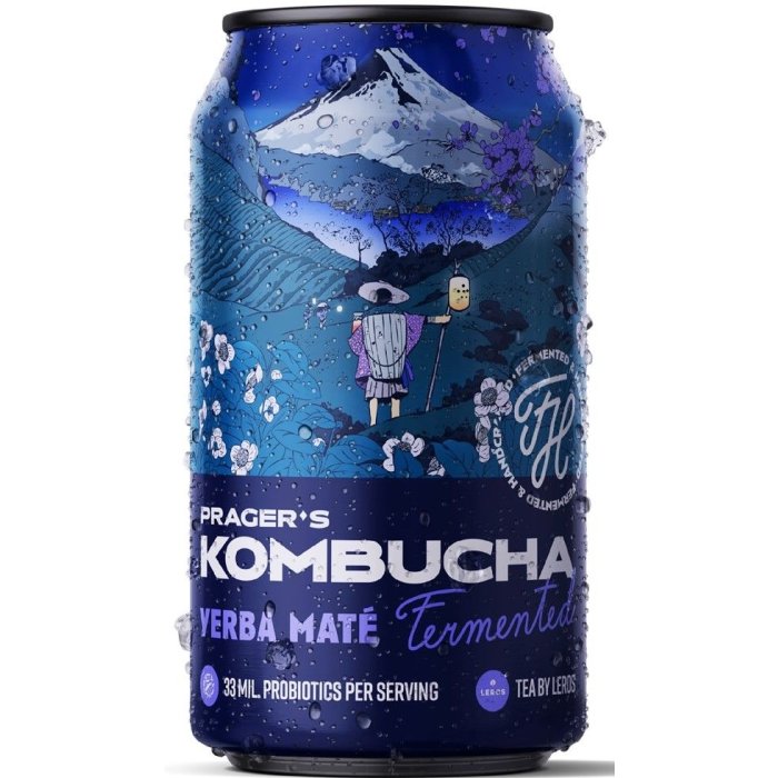 Prager's Kombucha Yerba Mate 330ml