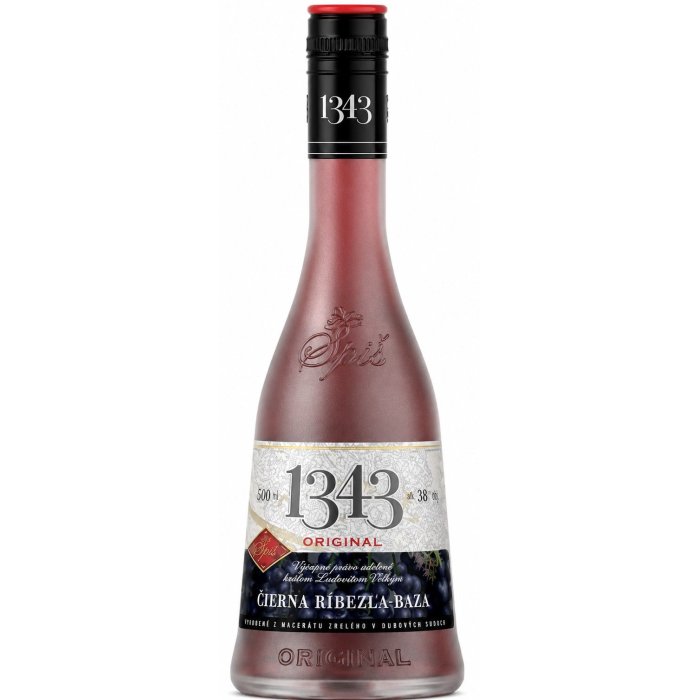 Spiš Originál 1343 Čierna ríbezľa - Baza 38% 0,5L