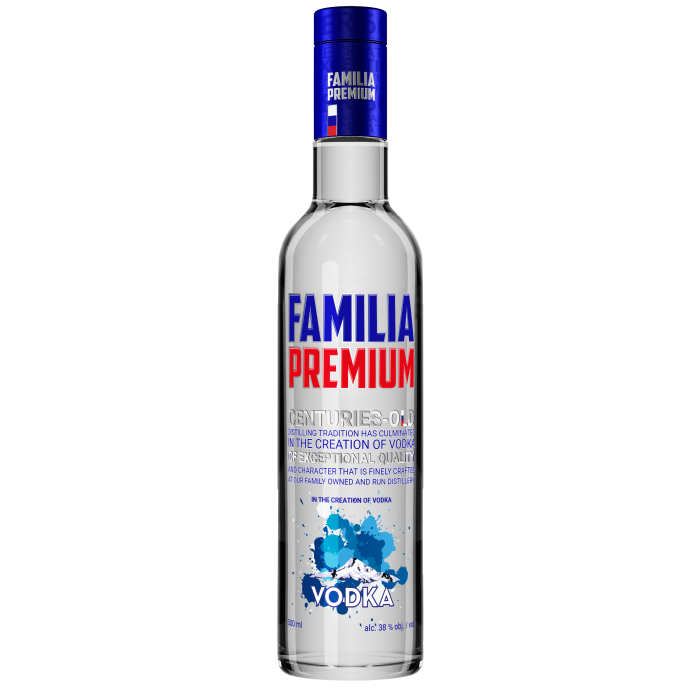 FAMILIA Premium Vodka 38% 0,5L