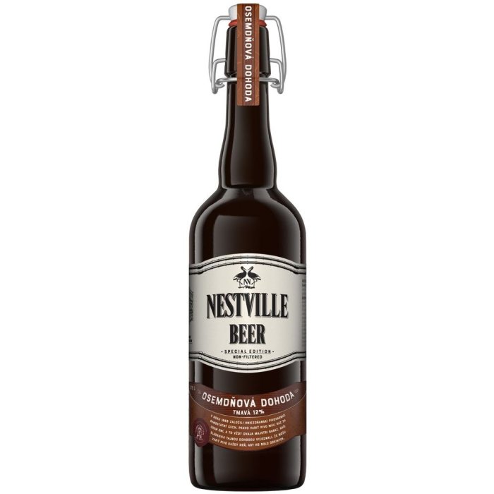 Nestville Beer Osemdňová Dohoda tmavá pasterizované 12% 0,75L