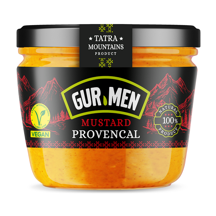 Horčica GUR.MEN Provensálska 200g