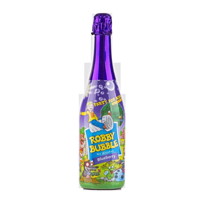 Robby Bubble Čučoriedka 0,75L