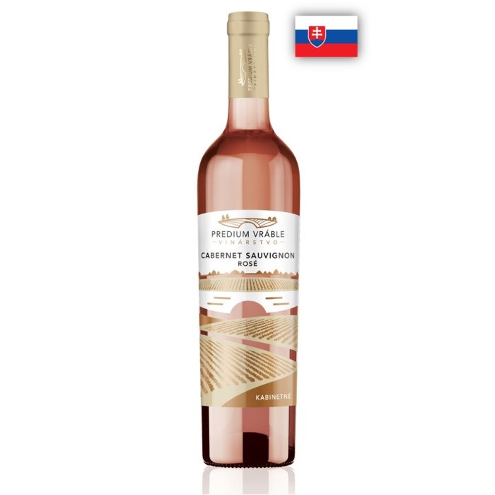 Víno Predium Vráble Cabernet Sauvignon rose 0,75L 