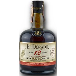 Rum El Dorado 12y 40% 0,7L
