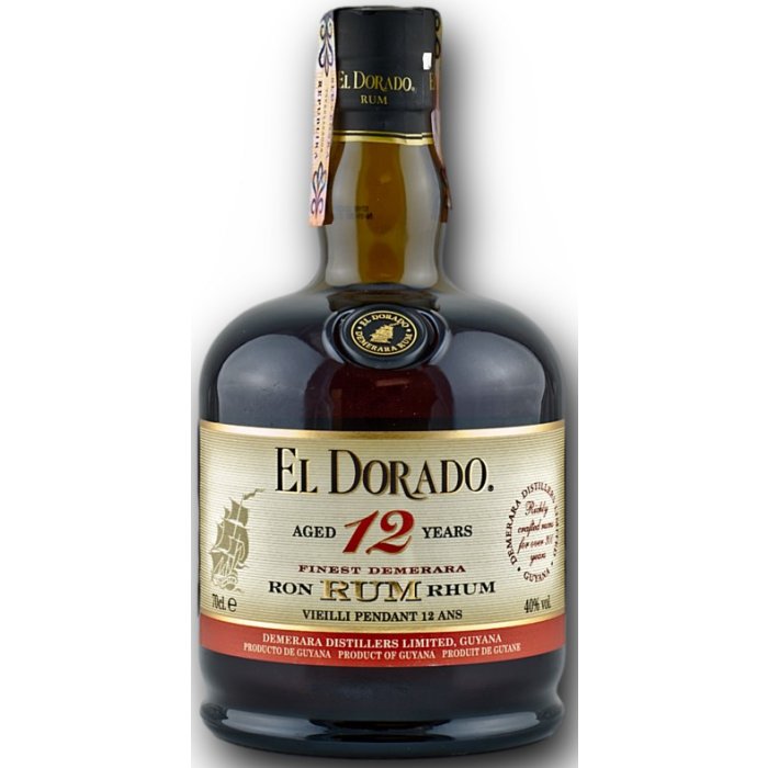 Rum El Dorado 12y 40% 0,7L