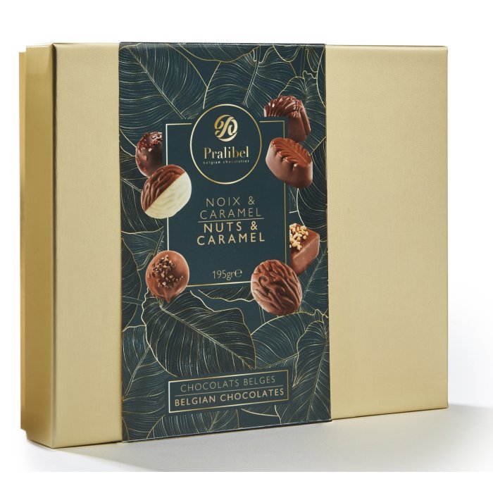 Bonboniéra Pralibel Nuts & Caramel 195g