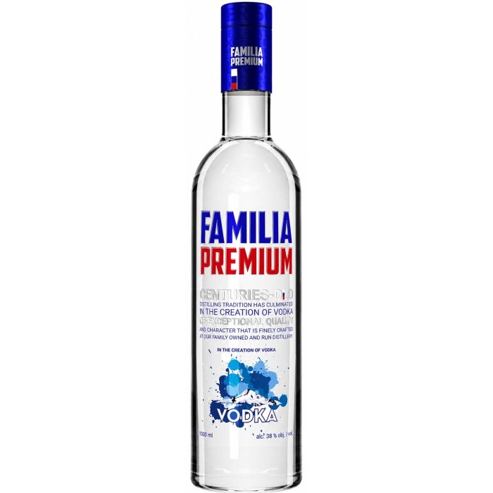 FAMILIA Premium Vodka 38% 1L