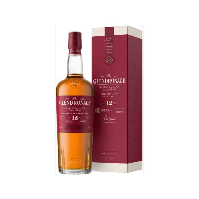Whisky Glendronach 12YO Sherry Cask Matured 43% 0,7L