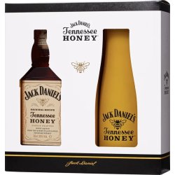 Whisky Jack Daniels Honey s termoskou 35% 0,7L poškodený obal