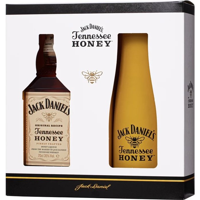 Whisky Jack Daniels Honey s termoskou 35% 0,7L poškodený obal