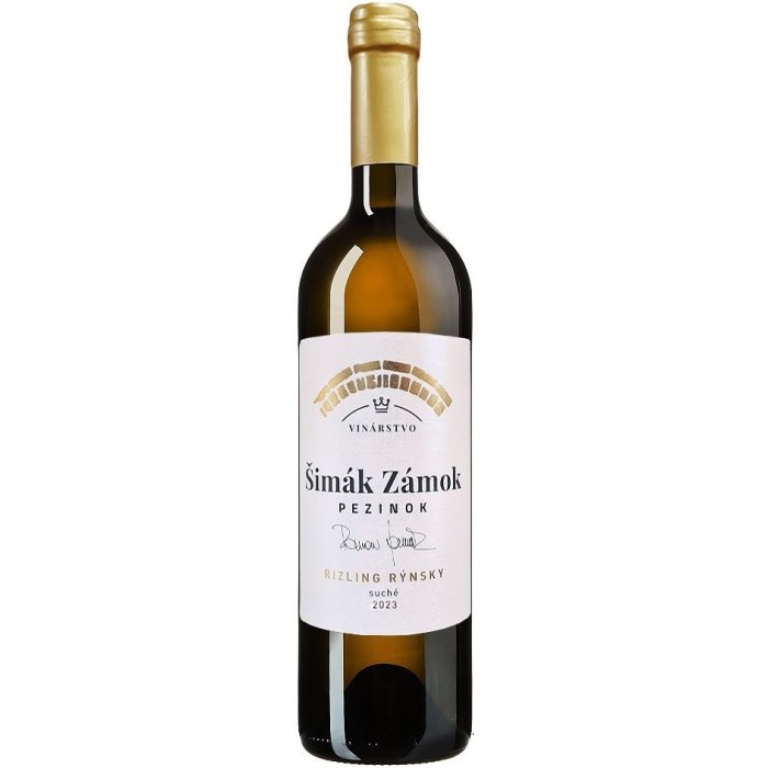 Víno Šimák Zámok Rizling Rýnsky 0,75L biele suché