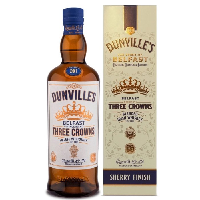 Whisky Dunville’s Three Crowns Sherry Finish Blended Irish Whiskey 43,5 % 0,7L