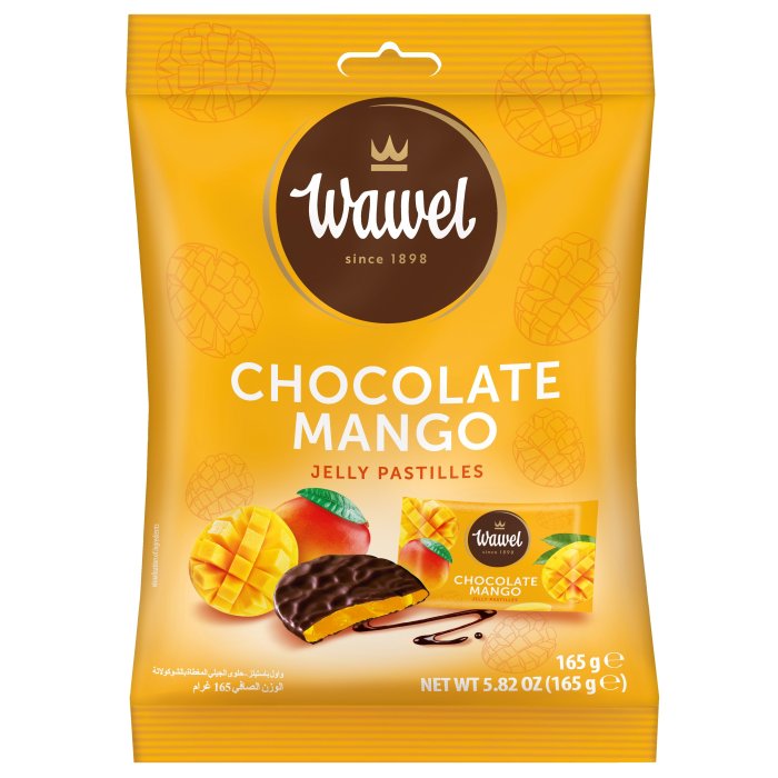 Wawel želé cukríky v čokoláde Mango 165g