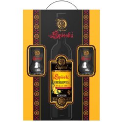 Spišs Originál Hruškovica Kosher 0,5L + 2 poháre