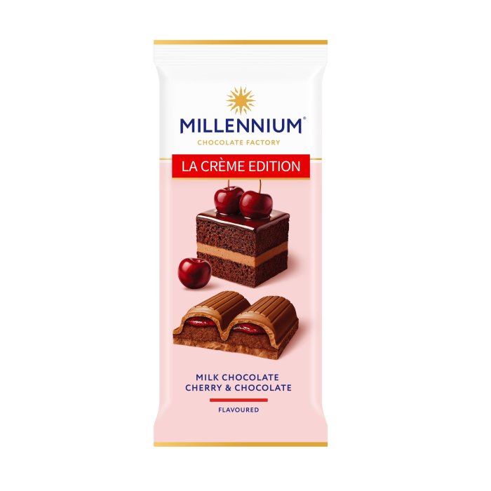 Mliečna Čokoláda Millennium La Créme Edition Cherry and Chocolate 100g