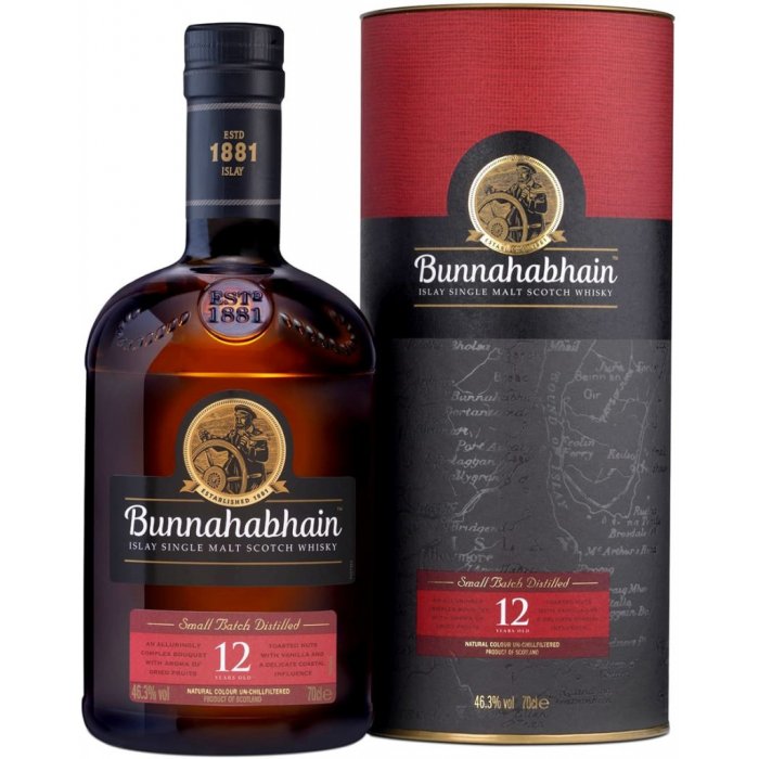 Whisky Bunnahabhain 12y v tube 46,3% 0,7L
