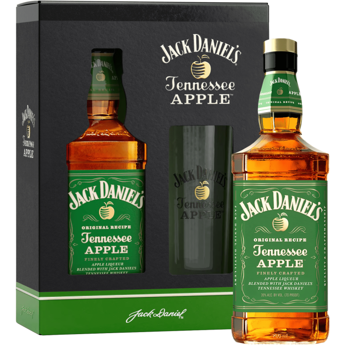 Whiskey Jack Daniels Apple 0,7L 35%+pohár