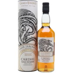 Whisky Cardhu Game Of Thrones House Targaryen Single Malt 40% 0,7L tuba