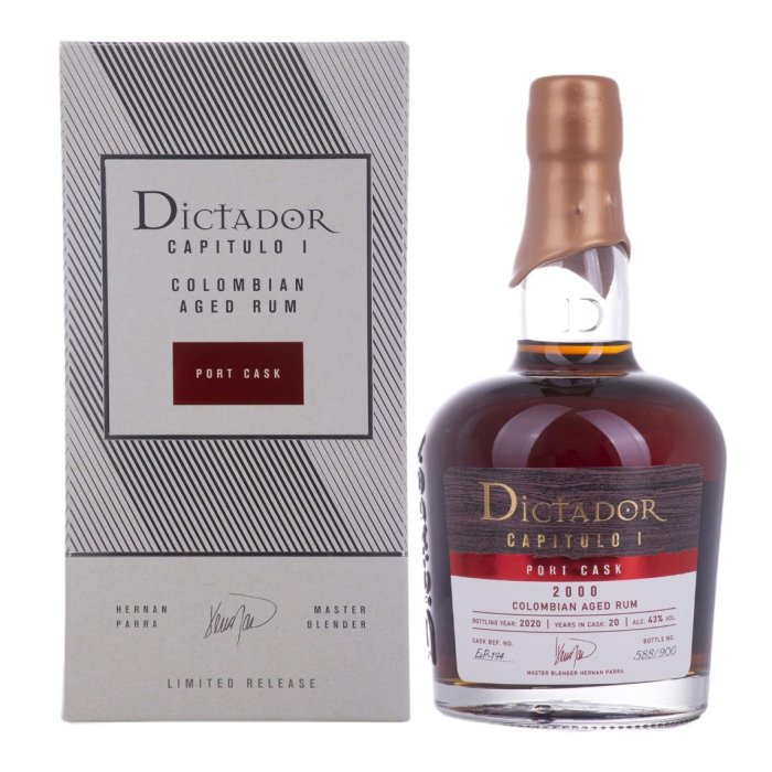 Rum Dictador Capitulo Uno Port Cask 2000 43% 0,7L