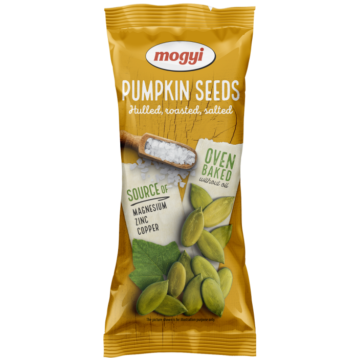 MOGYI Tekvicové semienka pražené, solené, lúpane 70g