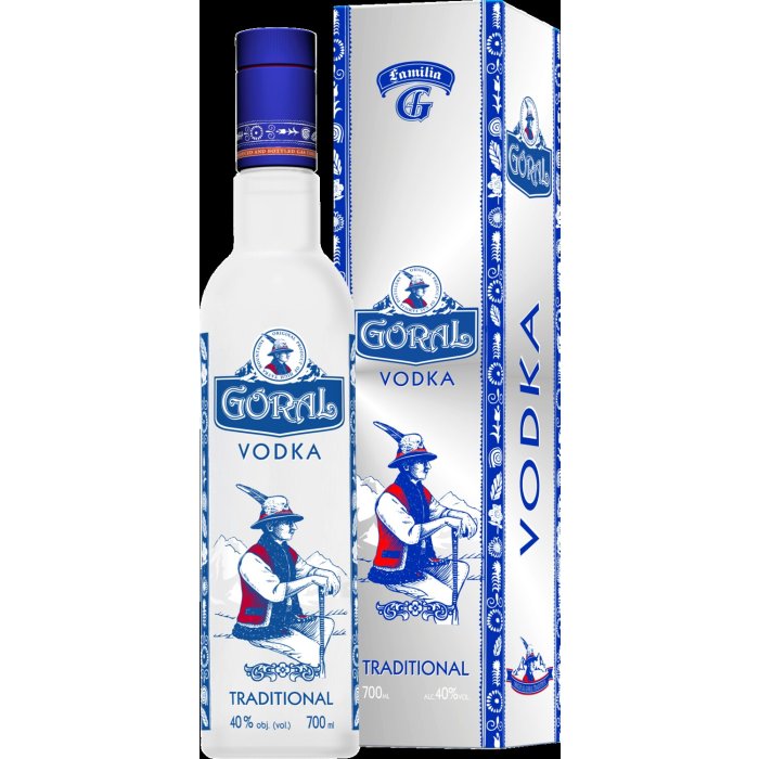 Goral Vodka 40% 0,7L darčekové balenie