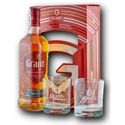 Whisky Grant´s 40% 0,7L+2 poháre