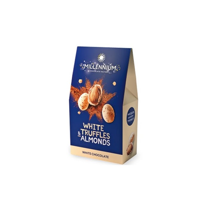 Bonboniéra Millenium Almonds White 100g