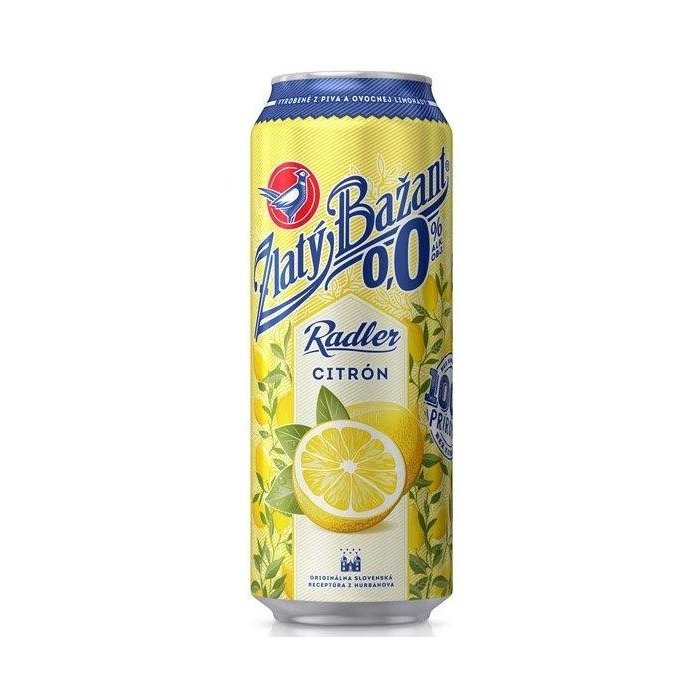Zlatý Bažant Radler Citrón 0,5L