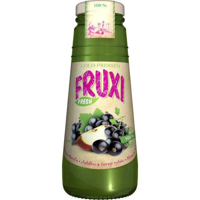 Šťava Fruxi Fresh Jablko - Čierna ríbezľa 0,25L