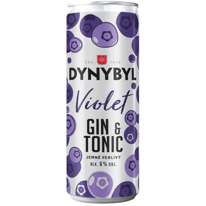 DYNYBYL Violet Gin + Tonic 6% 0,25L